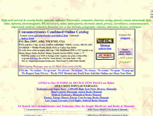 Tablet Screenshot of consumertronics.net